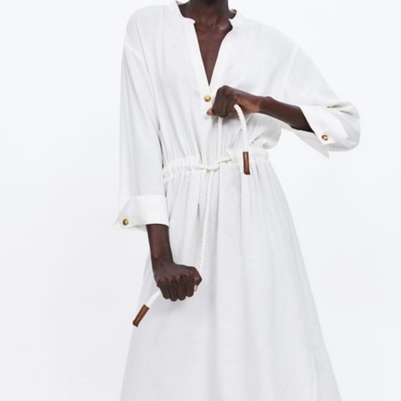 Zara Off-White Textured Top - Picture 10 of 10